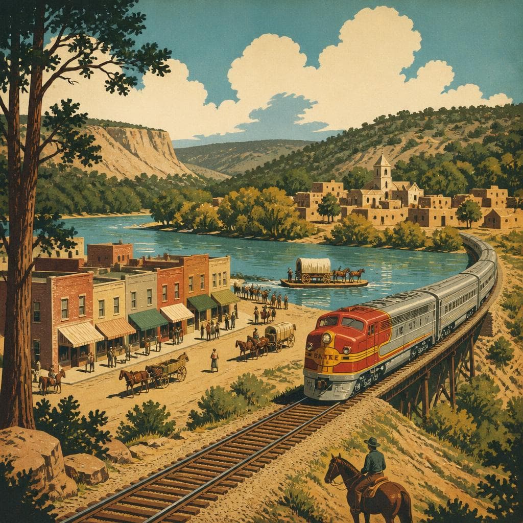 Cover art for The Town the Trail Built, and the Railroad Spared