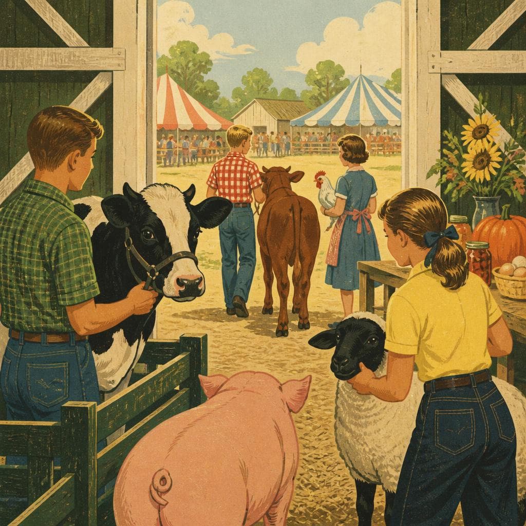 Cover art for Where the Fair Starts: In the Barns