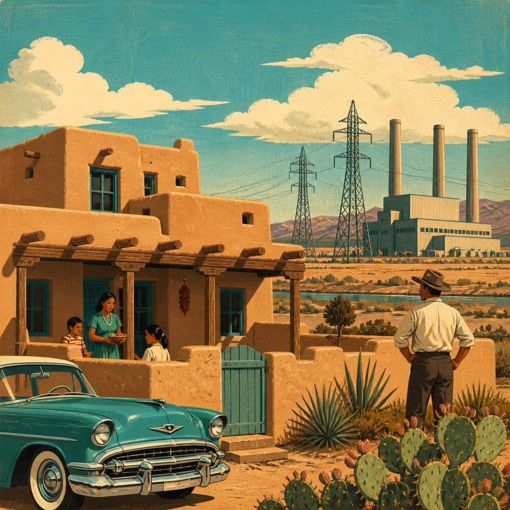 Cover art for Where Adobe Met Power in Los Lunas
