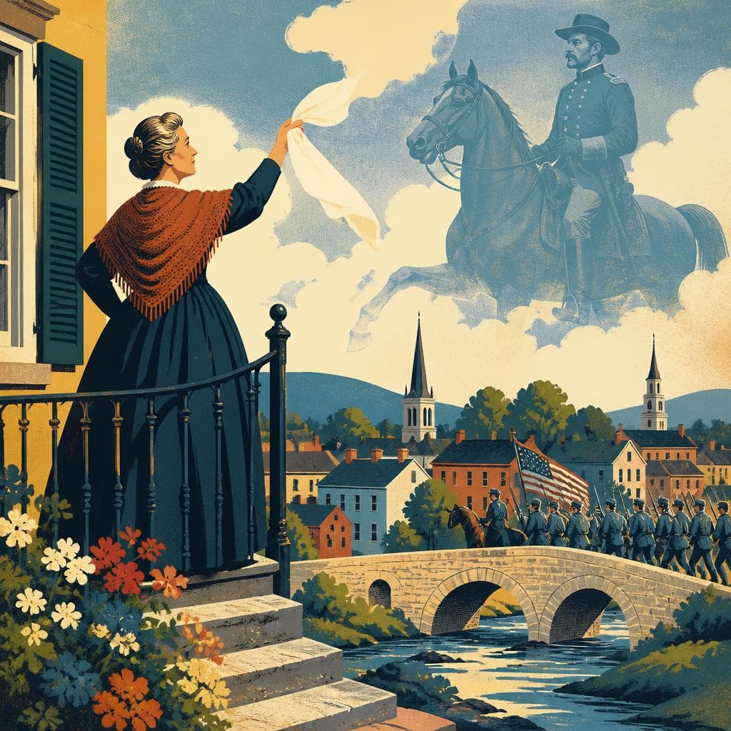 Cover art for Where Barbara Frietchie Meets the Legend