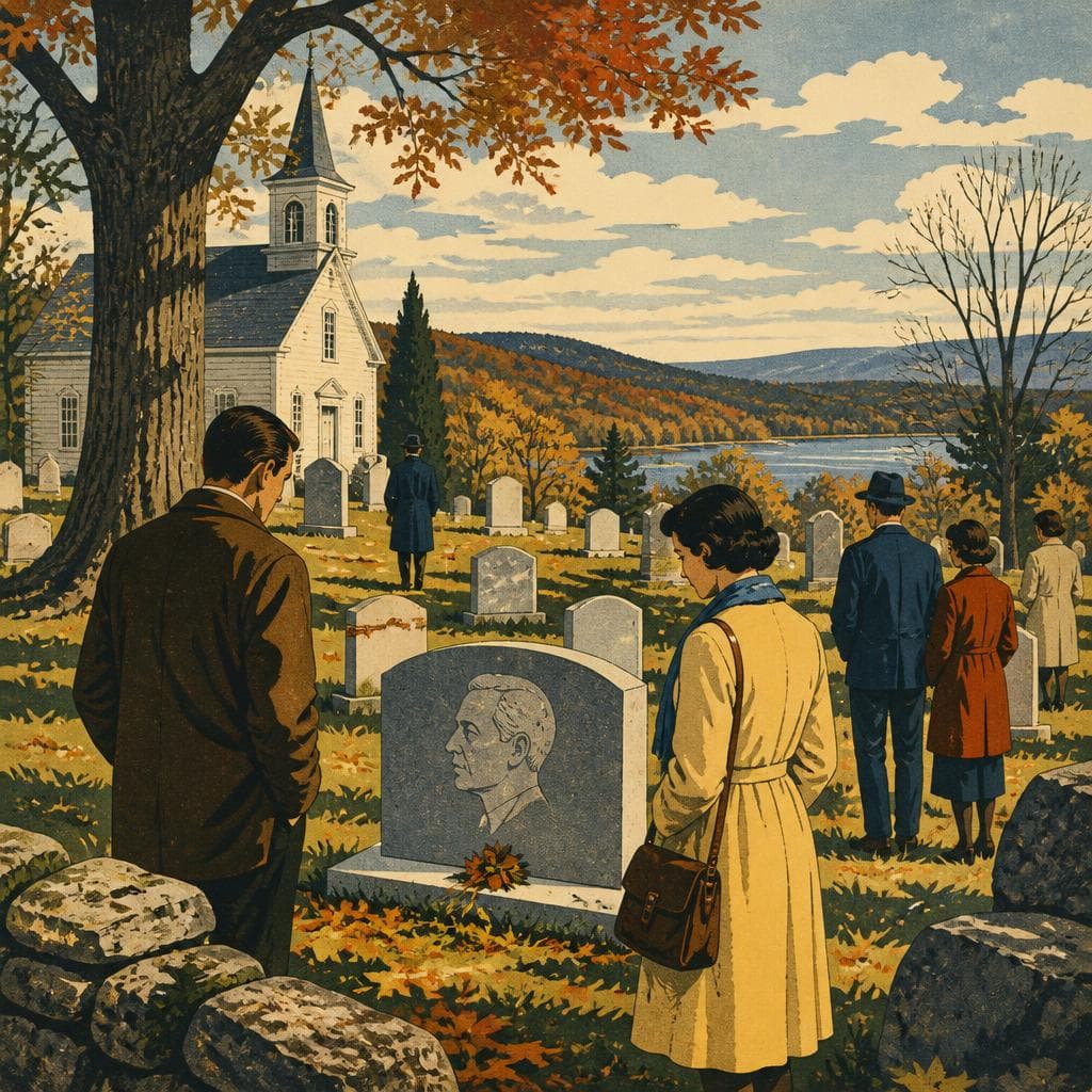Cover art for Where Robert Frost Changed an Old Churchyard
