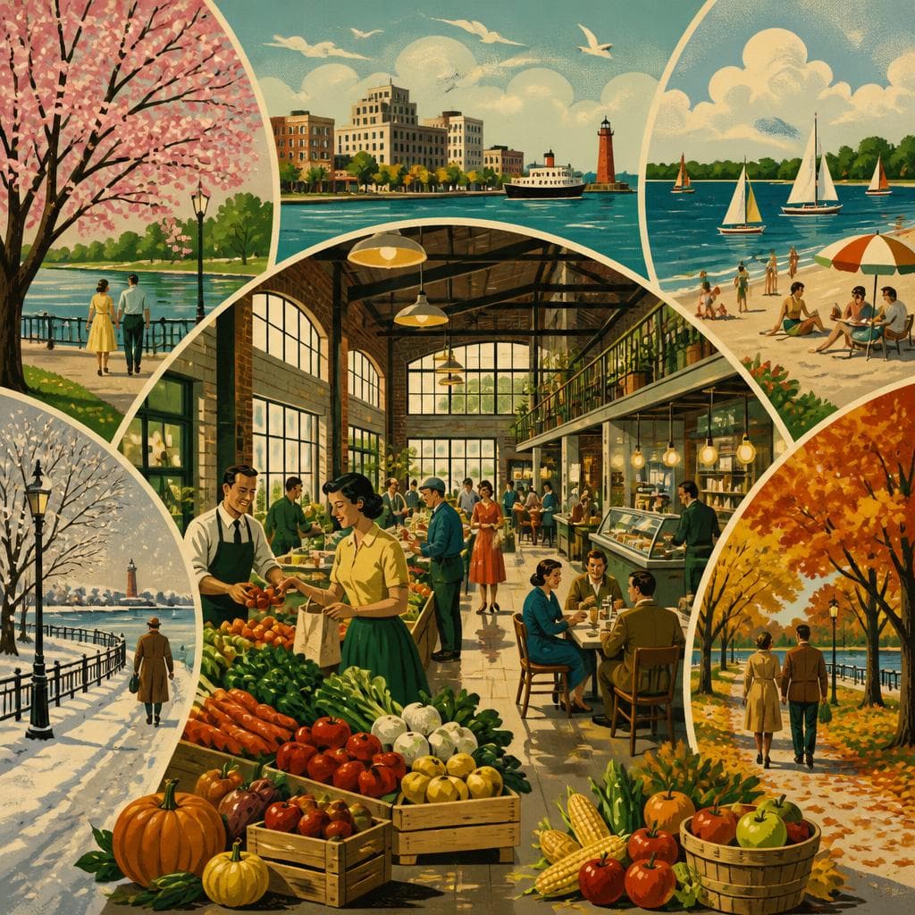 Cover art for Where Muskegon’s Seasons Meet Downtown