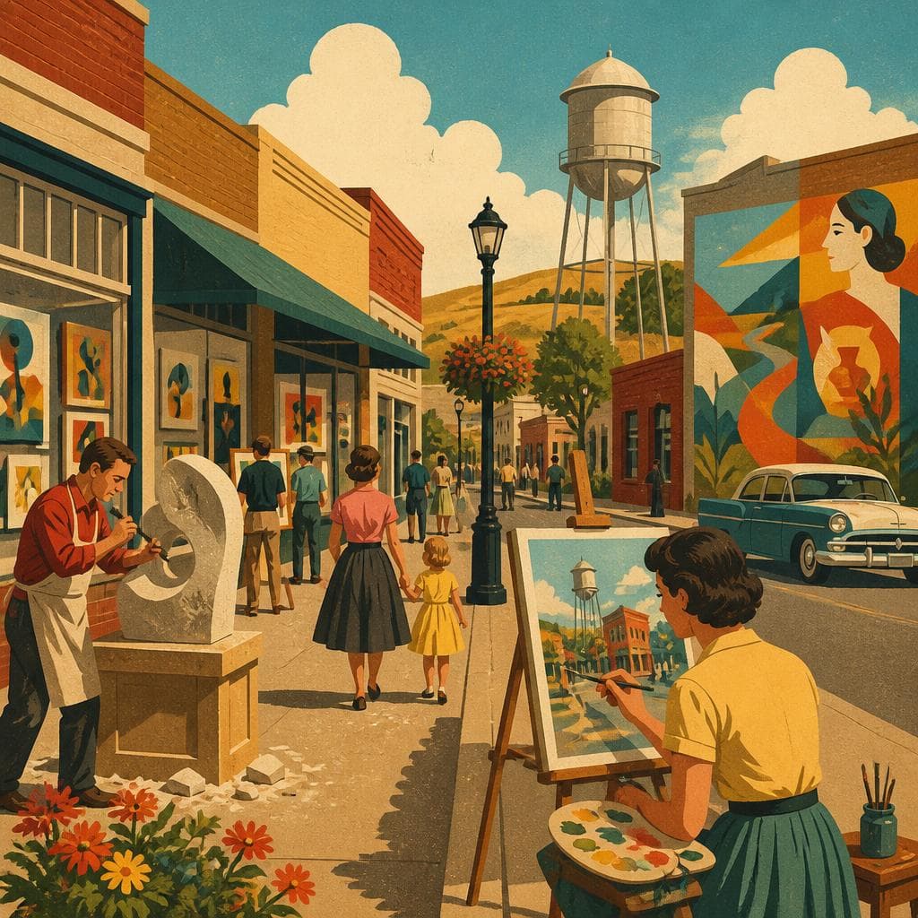 Cover art for When Art Took the Main Street in Artesian
