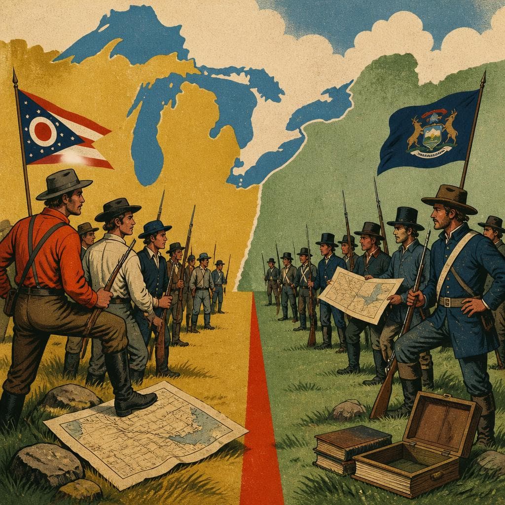 Cover art for When Ohio and Michigan Went to the Line