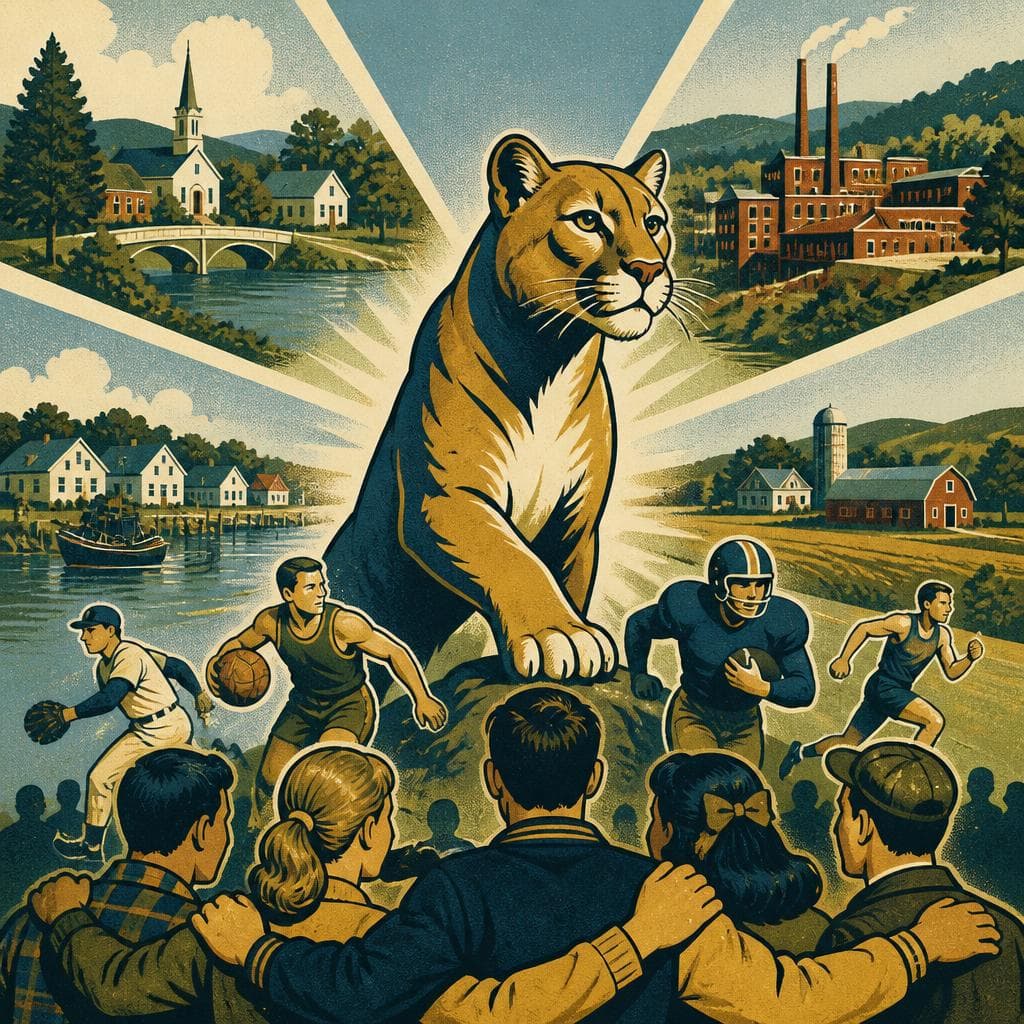 Cover art for When Four Towns Became the Cougars