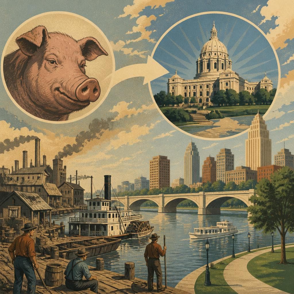 Cover art for How Pig’s Eye Became Saint Paul