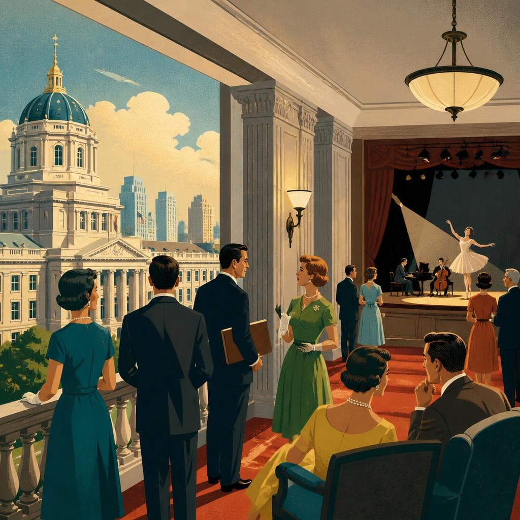 Cover art for Upstairs, Where a City Meets the Stage