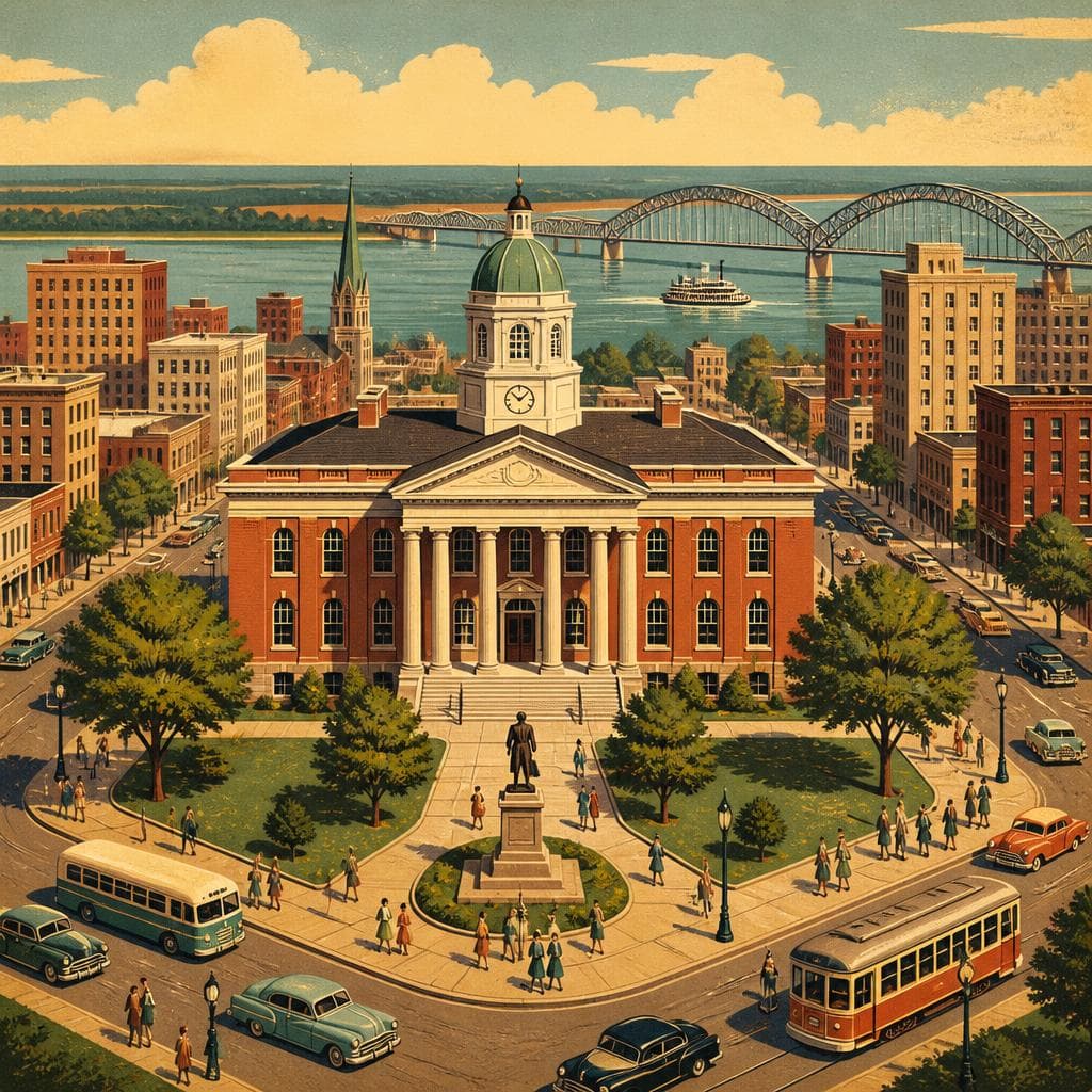 Cover art for At the Center of Memphis, a County Made Visible