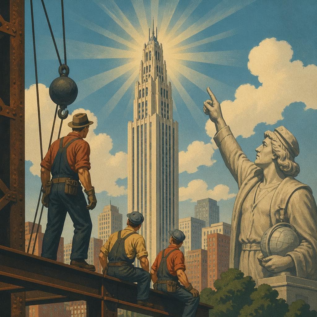 Cover art for The Tower That Taught Columbus to Look Up