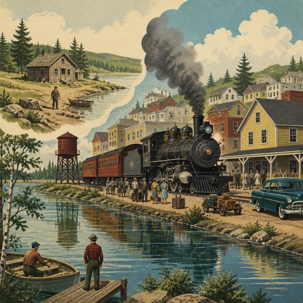 Cover art for When the Railroad Remade Island Pond