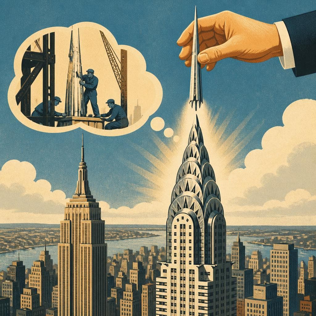 Cover art for The Spire That Won the Skyline