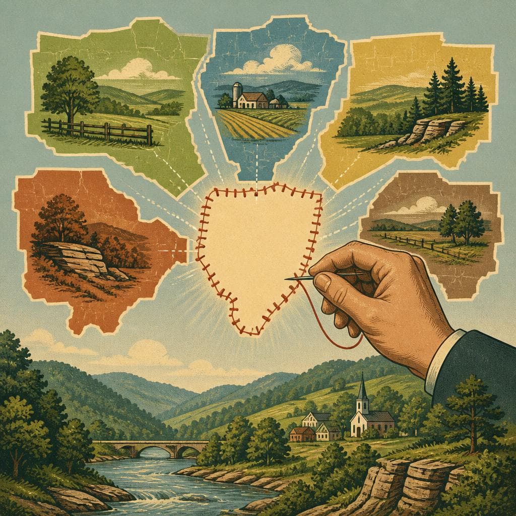 Cover art for Ohio’s Youngest County, Stitched From Five Others