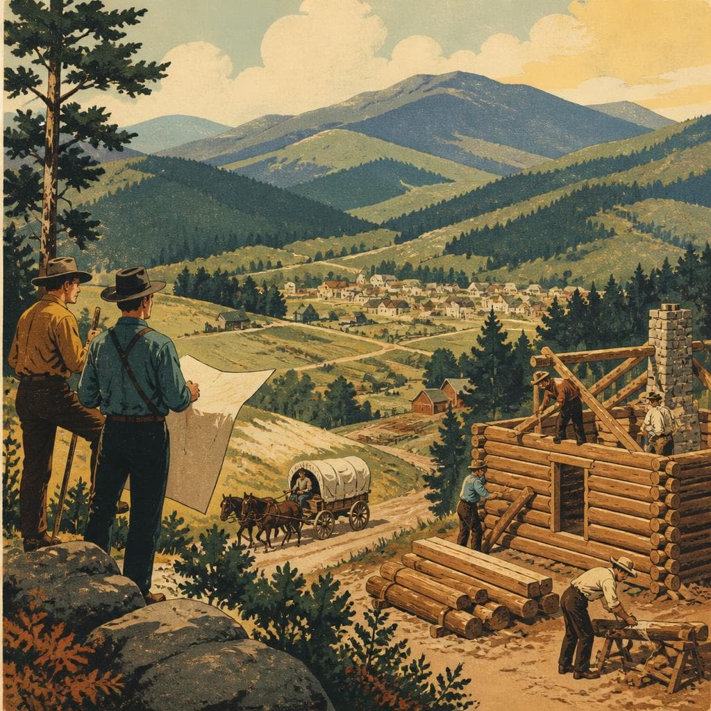 Cover art for When a Mountain County Took Shape