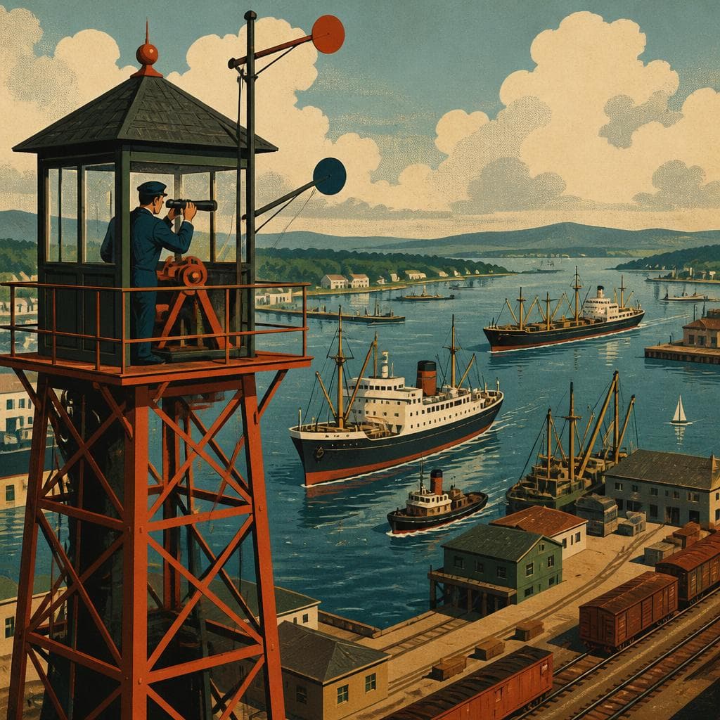 Cover art for The Tower That Read the Harbor
