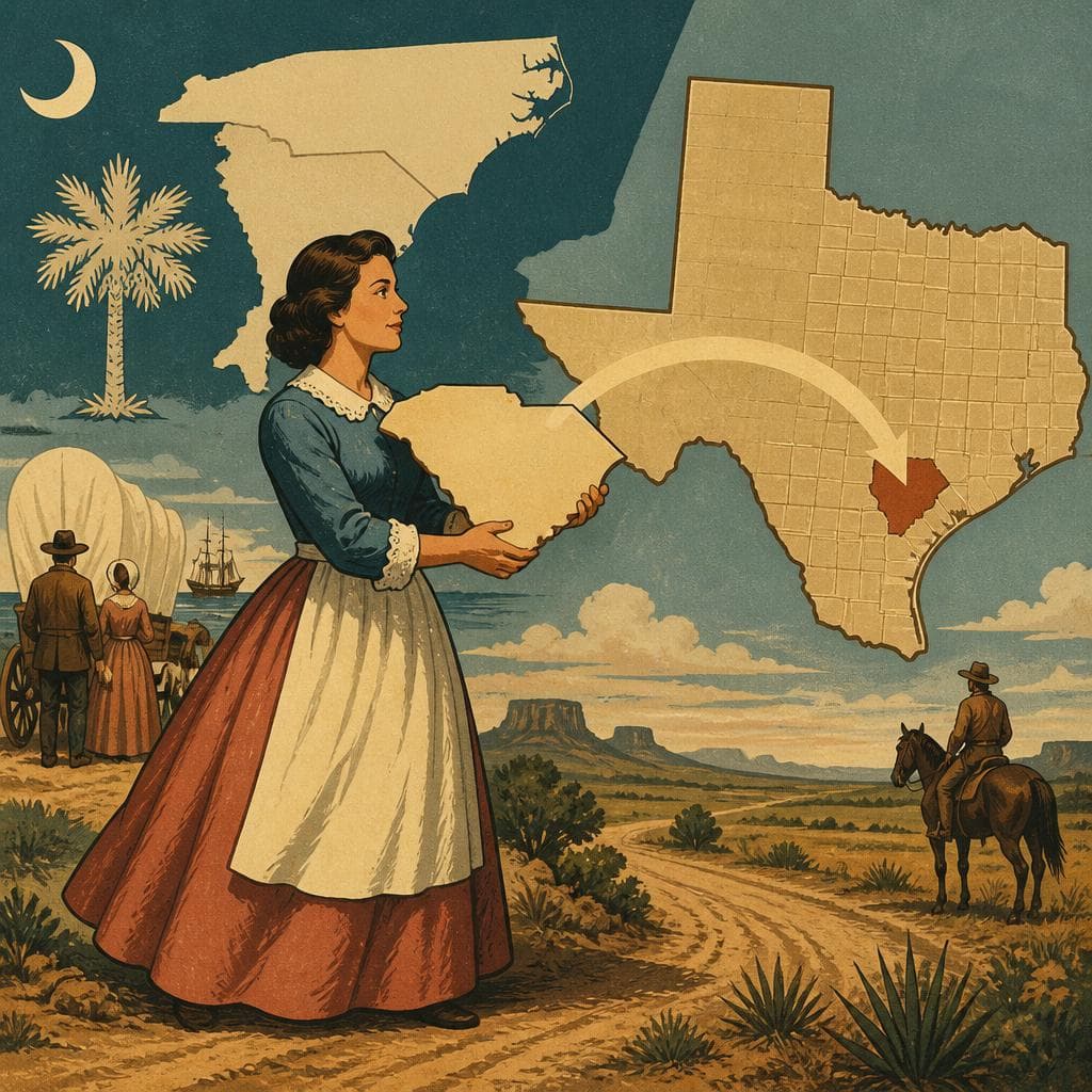 Cover art for How a South Carolinian Reached the Texas Map