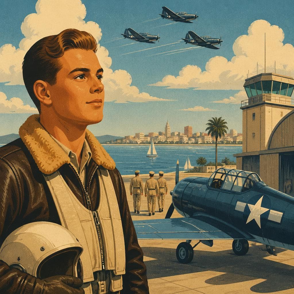 Cover art for Where a Future President Earned His Wings