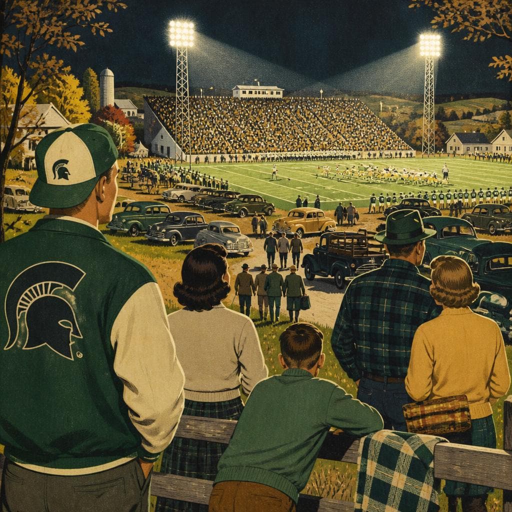 Cover art for Friday Nights in Spartan Country