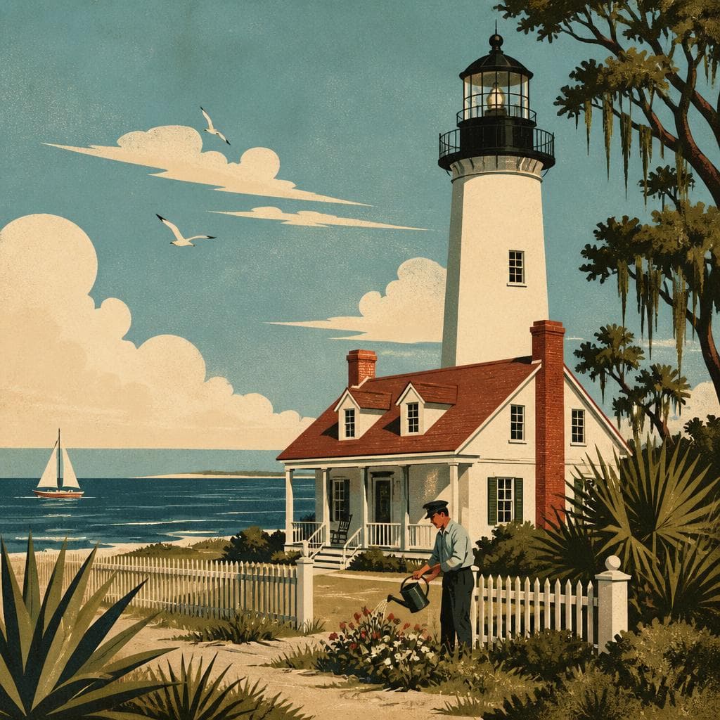 Cover art for Where the Lighthouse Was Also Home
