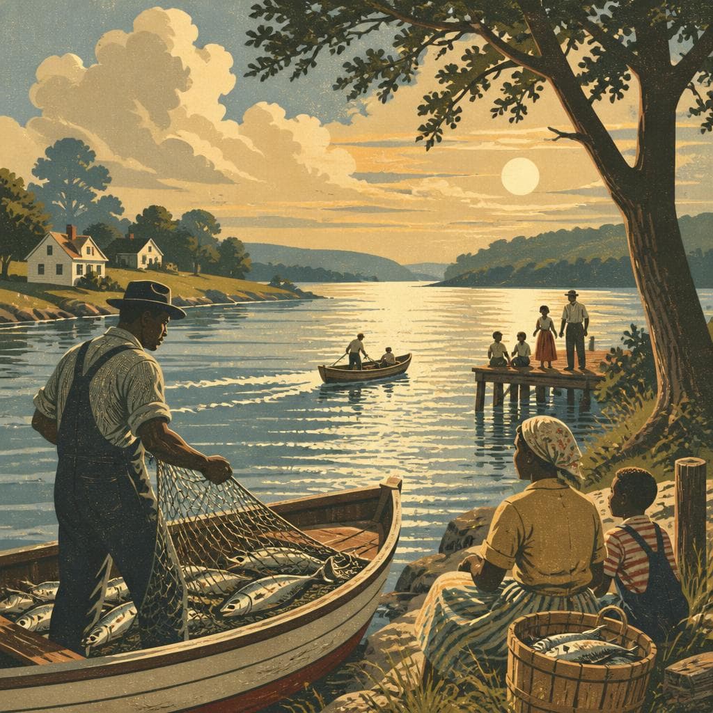 Cover art for When the Rappahannock Turned Silver
