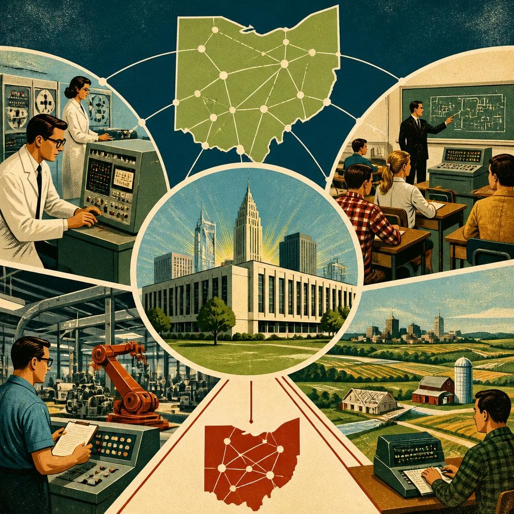 Cover art for Where Ohio Learned to Compute Together