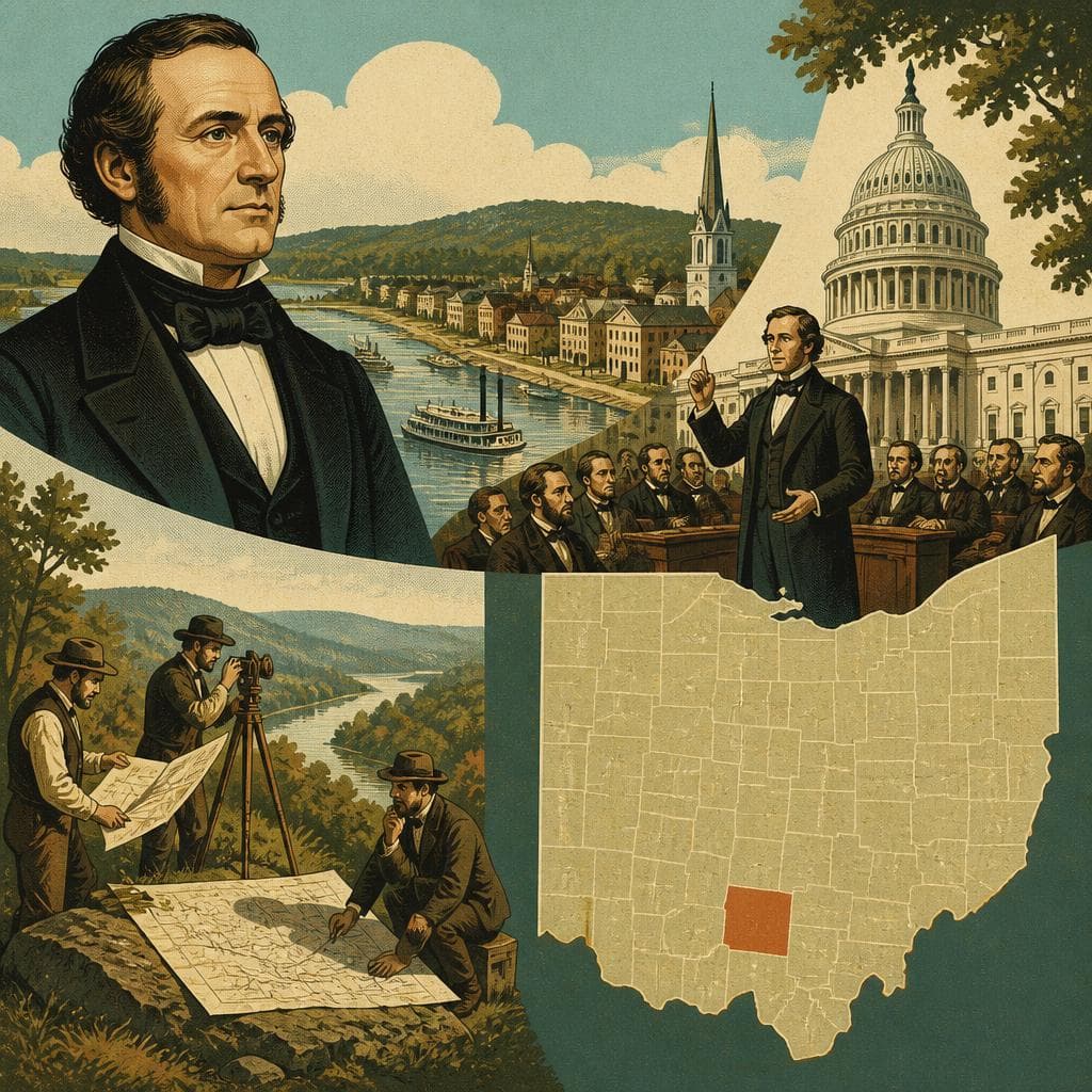 Cover art for How Samuel Finley Vinton Reached Ohio’s Map