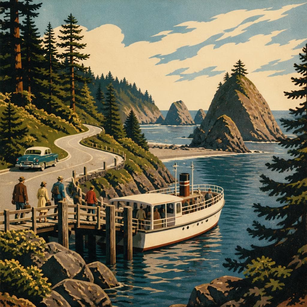 Cover art for Where the Road Stops, the Coast Begins