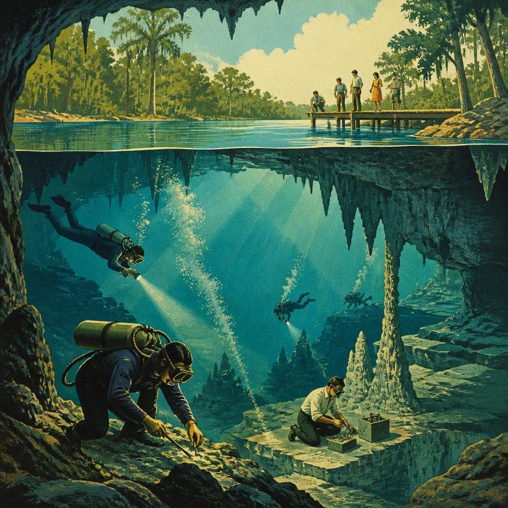 Cover art for Beneath the Glass at Wakulla Spring