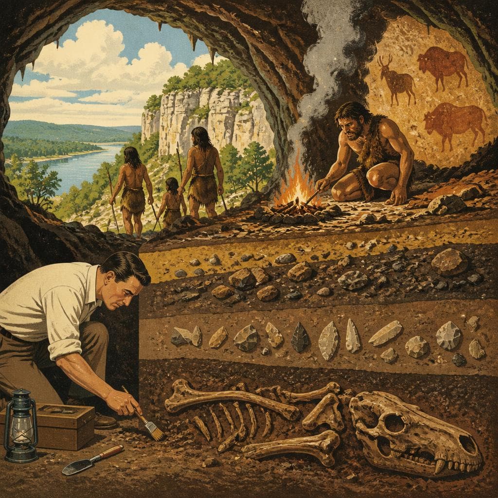 Cover art for Layers of Time at Graham Cave