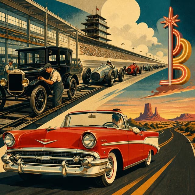 Cover art for the Cars & Automobiles: America on Four Wheels collection