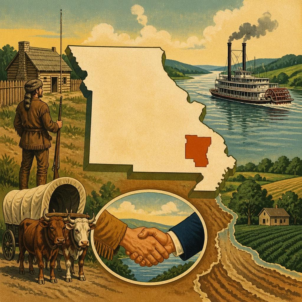 Cover art for When Missouri Became a State, Scott County Took Shape