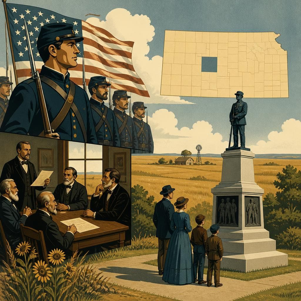 Cover art for How a Kansas County Became a Civil War Memorial