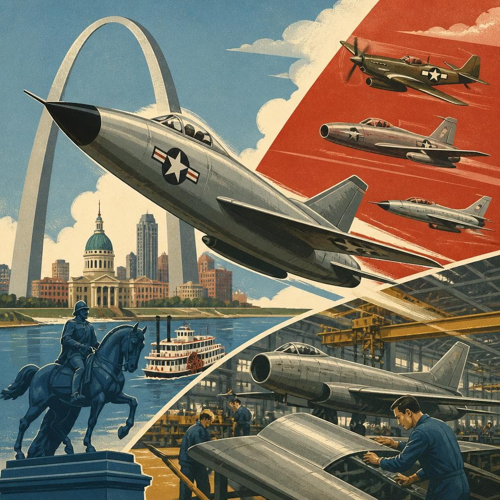 Cover art for Where St. Louis Keeps Building Fighter Jets