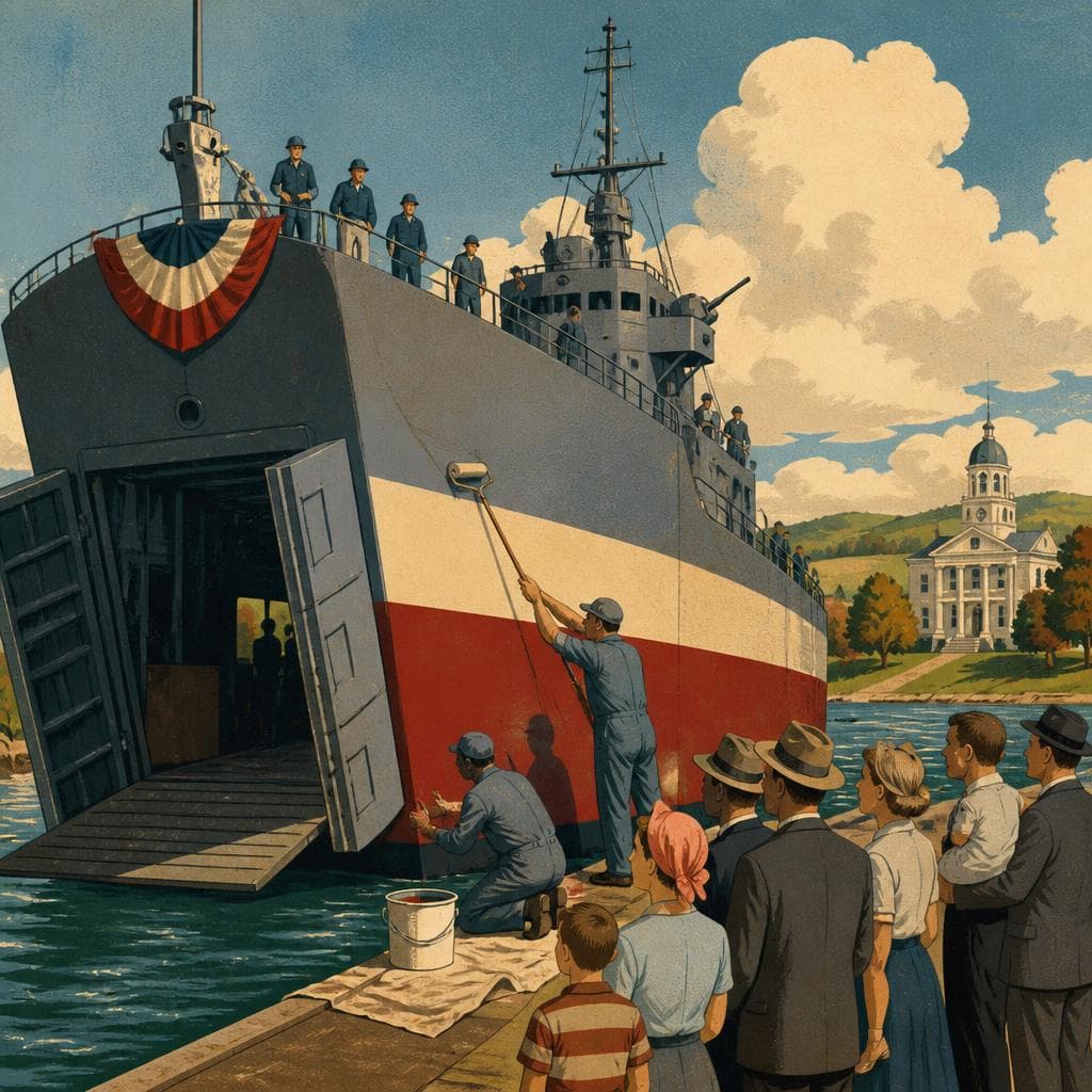Cover art for When LST-519 Became Calhoun County