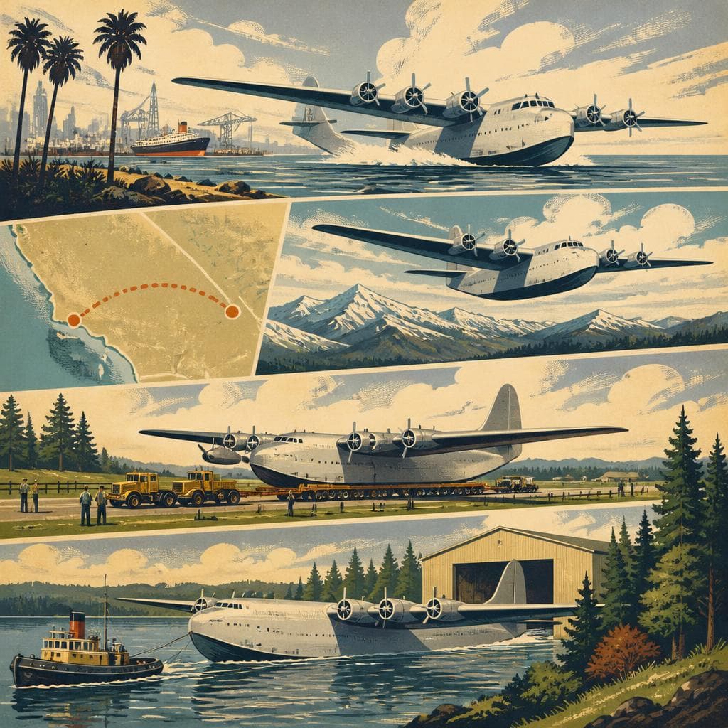 Cover art for How the Spruce Goose Found Its Last Harbor