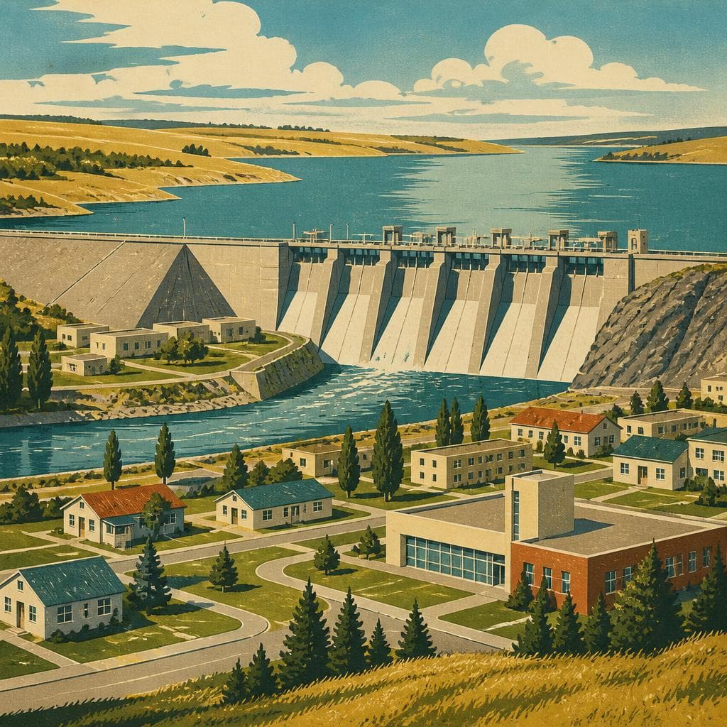 Cover art for A Dam, a Town, and a Planned World