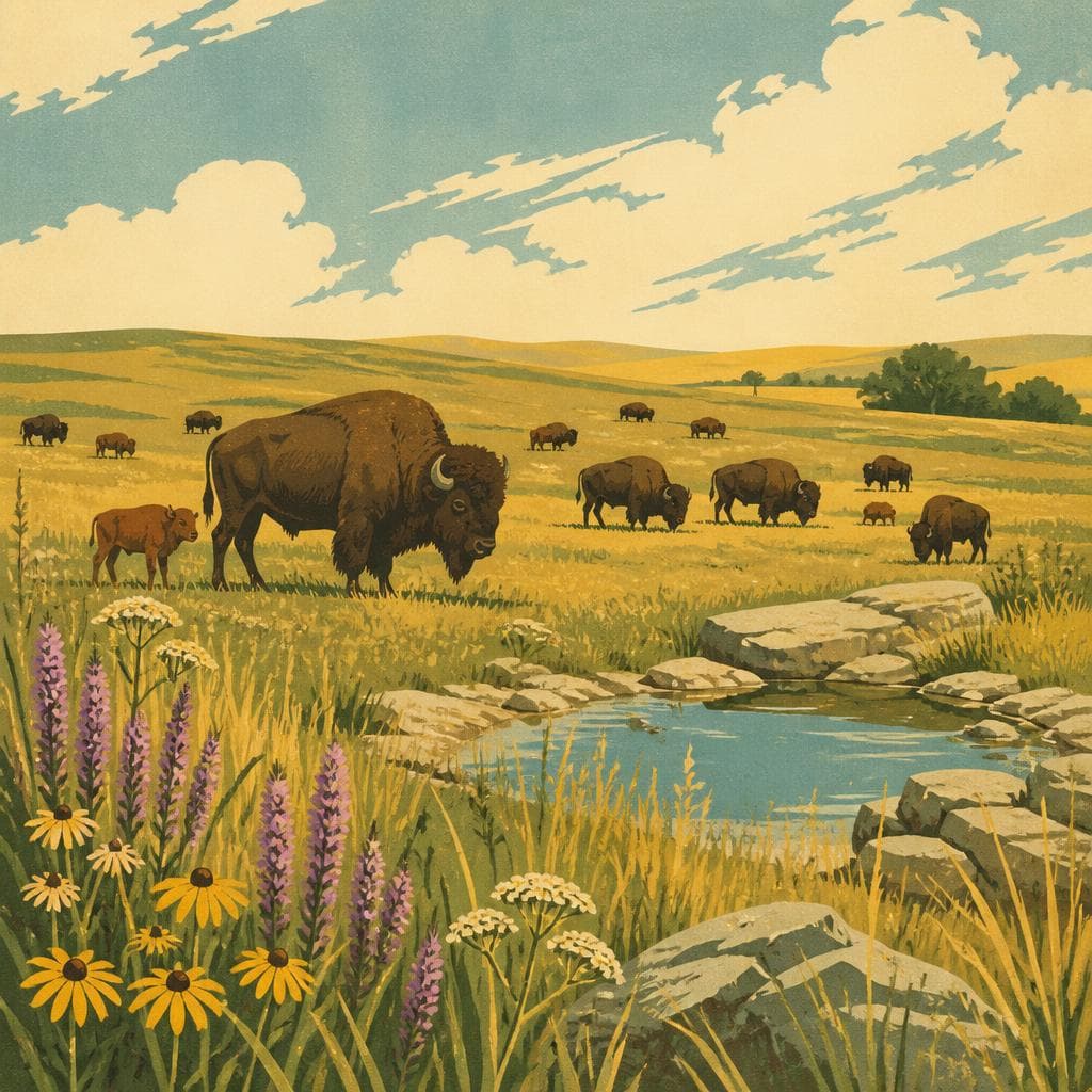 Cover art for When the Prairie Got Its Bison Back