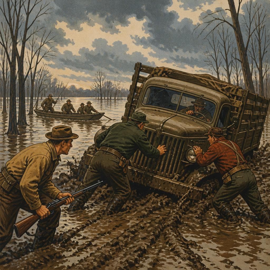 Cover art for Escape in the Mud at Jenkins' Ferry