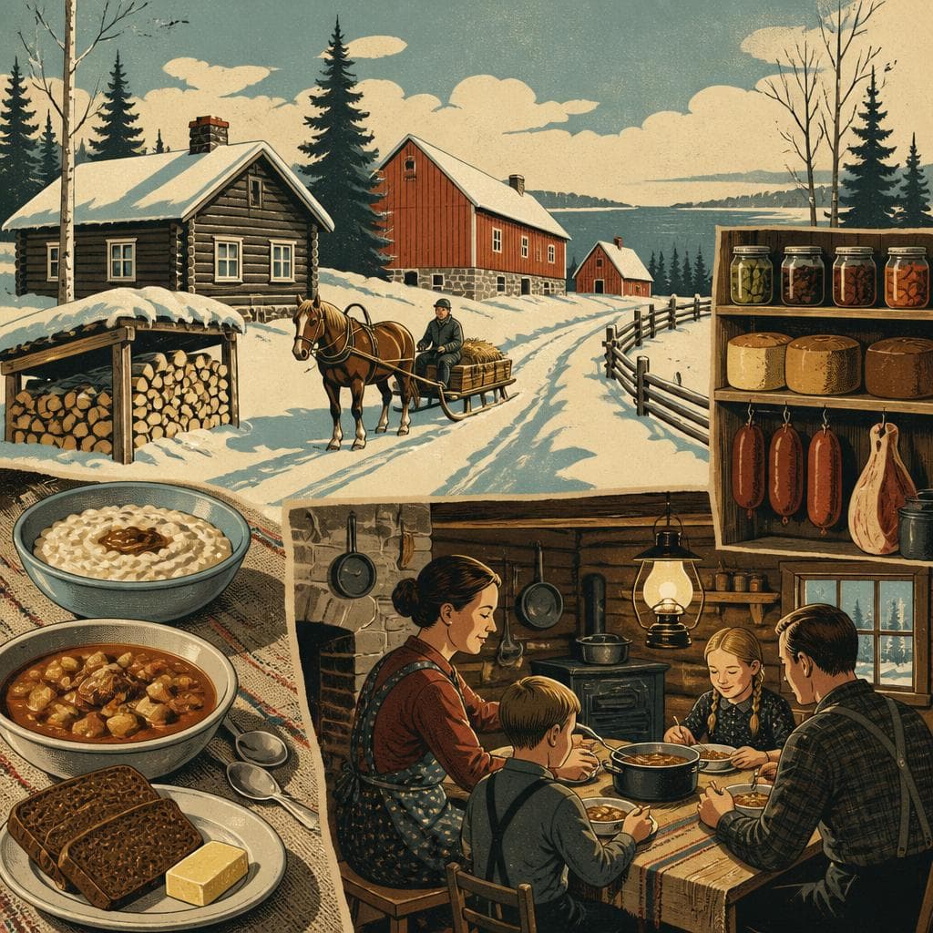Cover art for Where Winter Meals Tell the Story