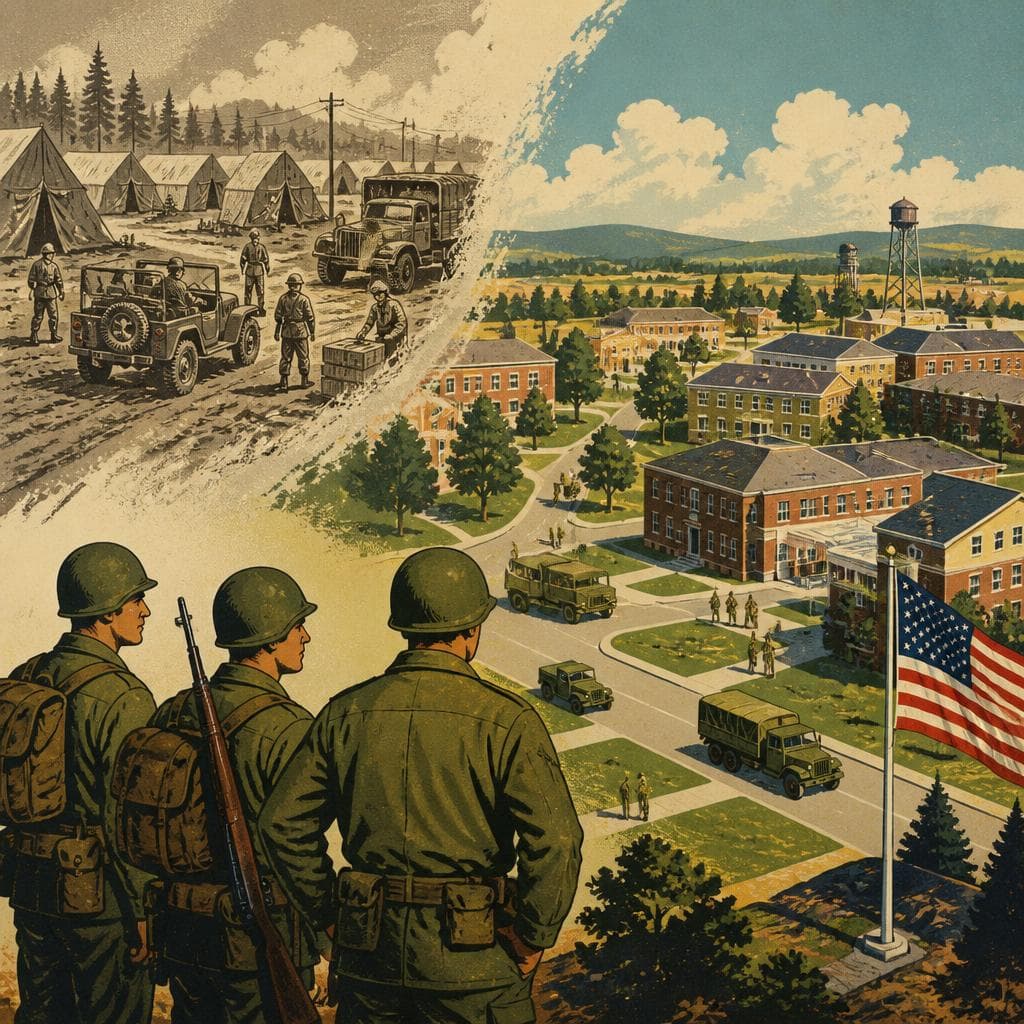 Cover art for From Wartime Camp to Fort Campbell