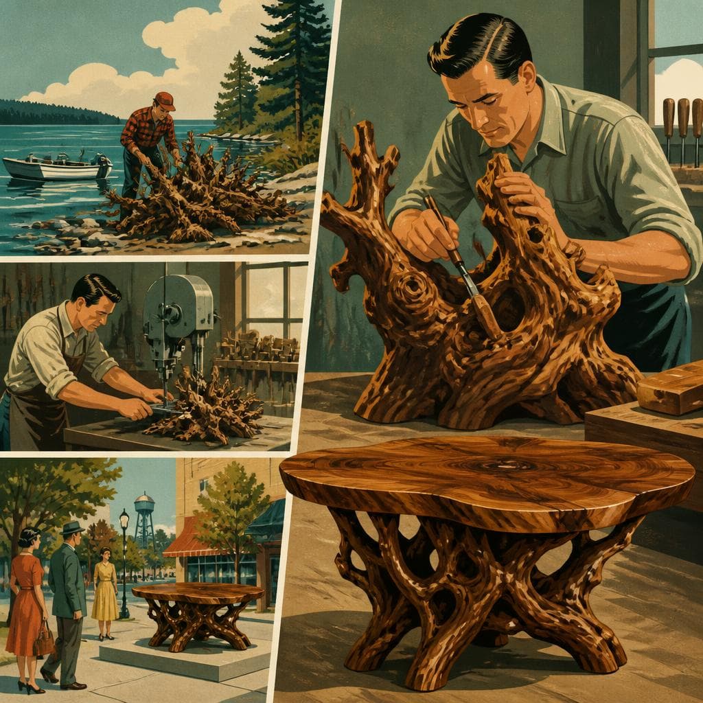 Cover art for Where Twisted Wood Became Art