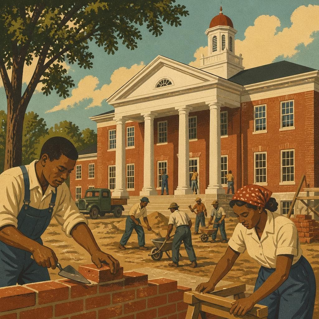 Cover art for White Hall and the Campus Built by Students