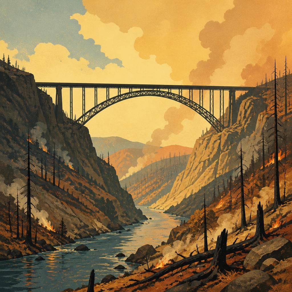 Cover art for When the Gorge Burned, the Bridge Held