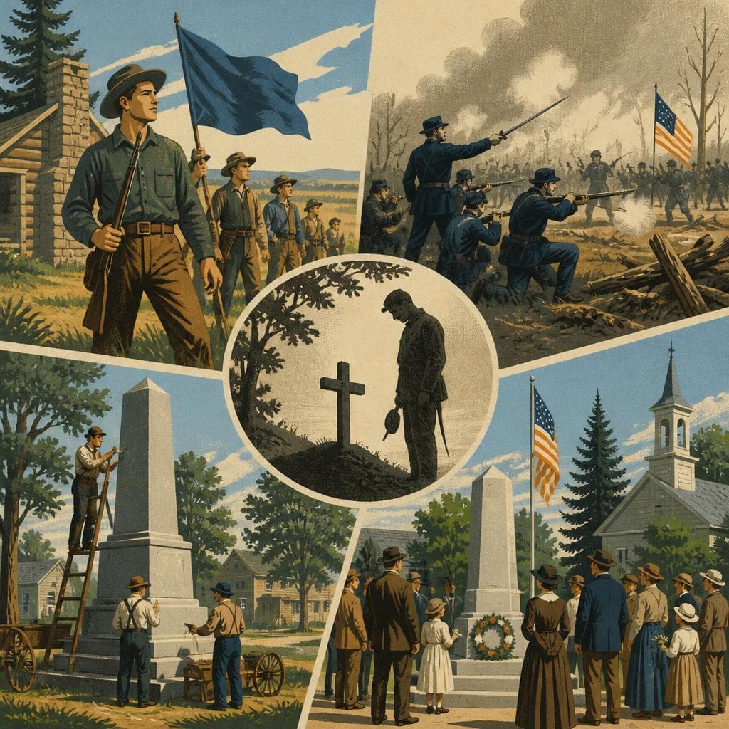 Cover art for How a Young County Learned to Remember the Civil War