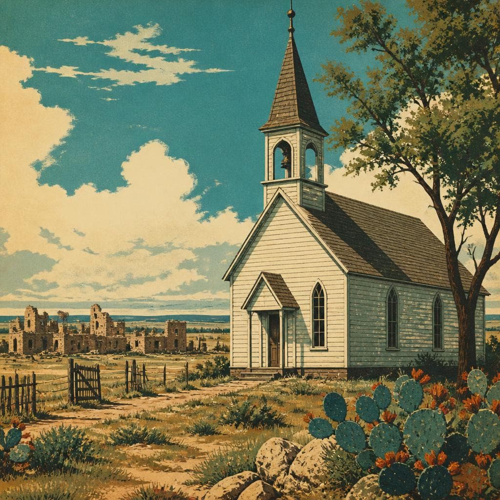 Cover art for A Wooden Church for a Vanished County Seat
