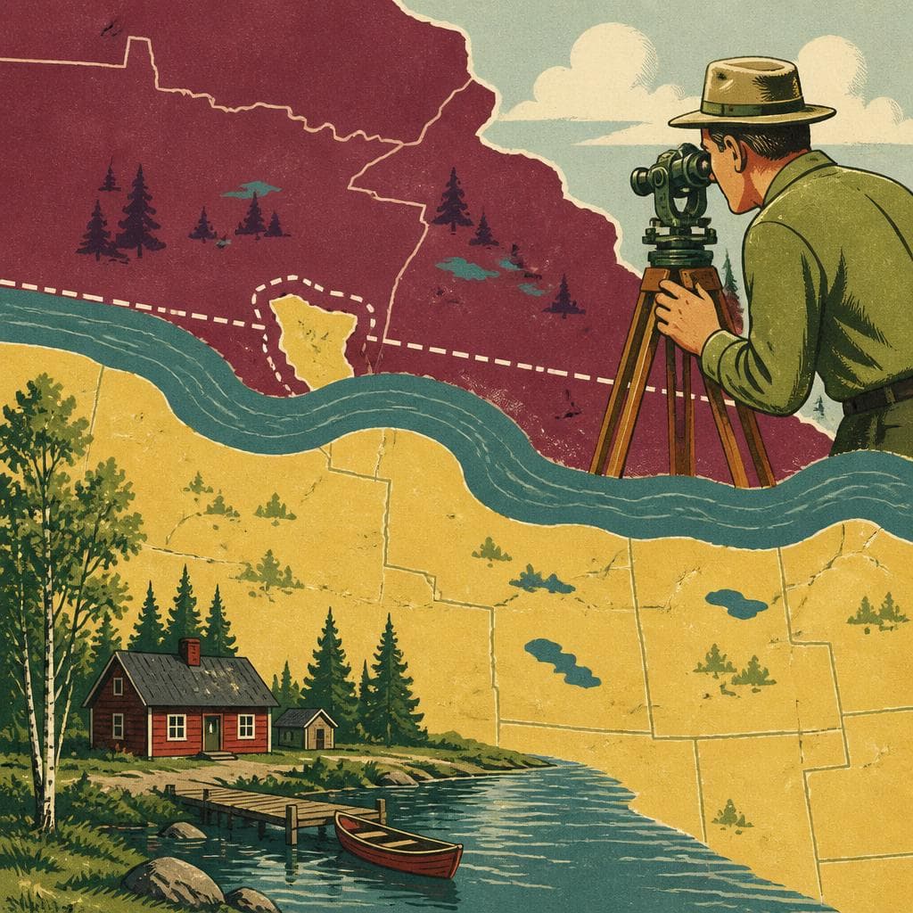 Cover art for The Border That Missed the River
