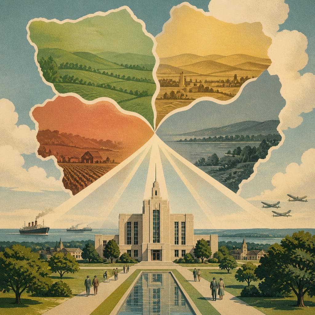 Cover art for When Four Counties Became One