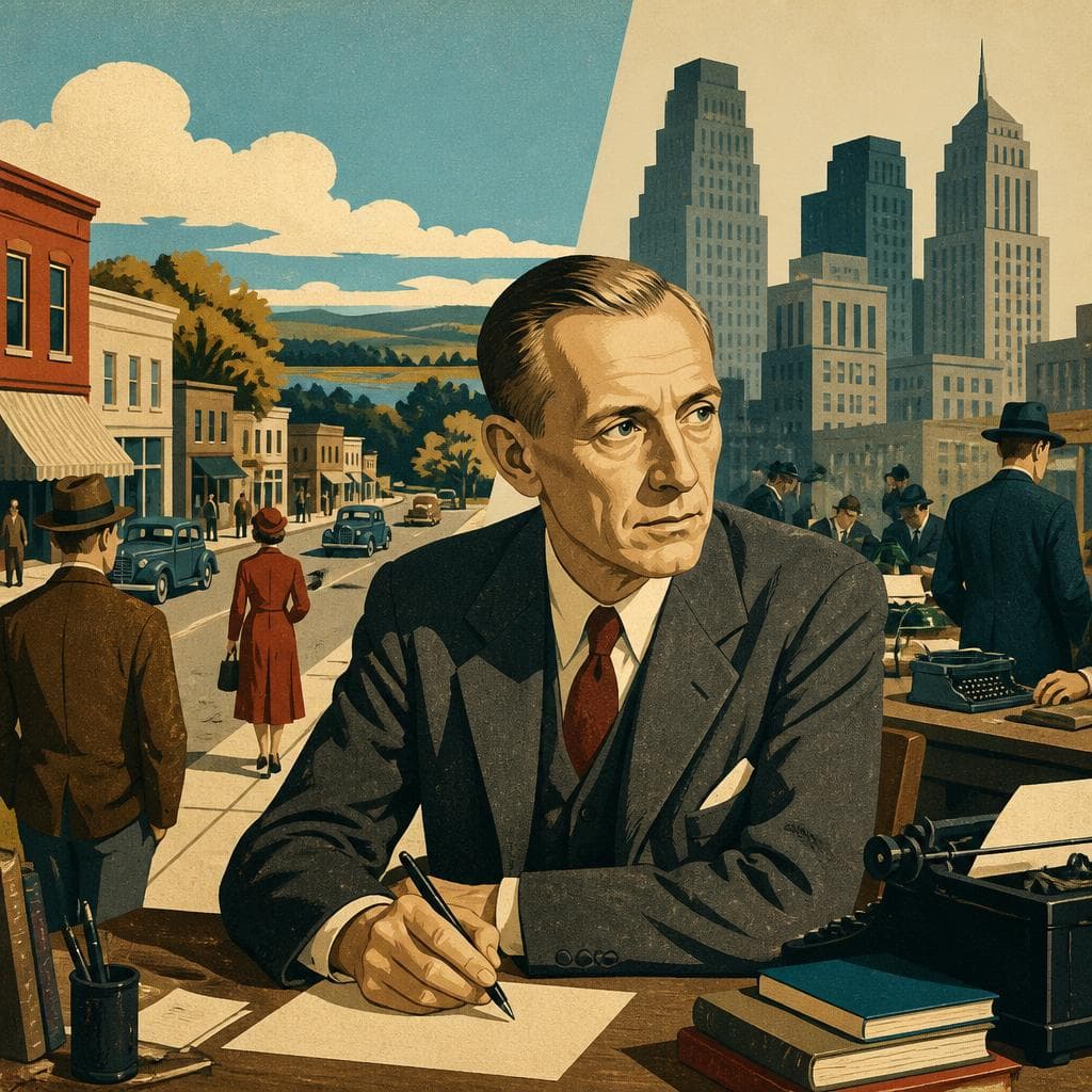 Cover art for Between Main Street and the City Desk