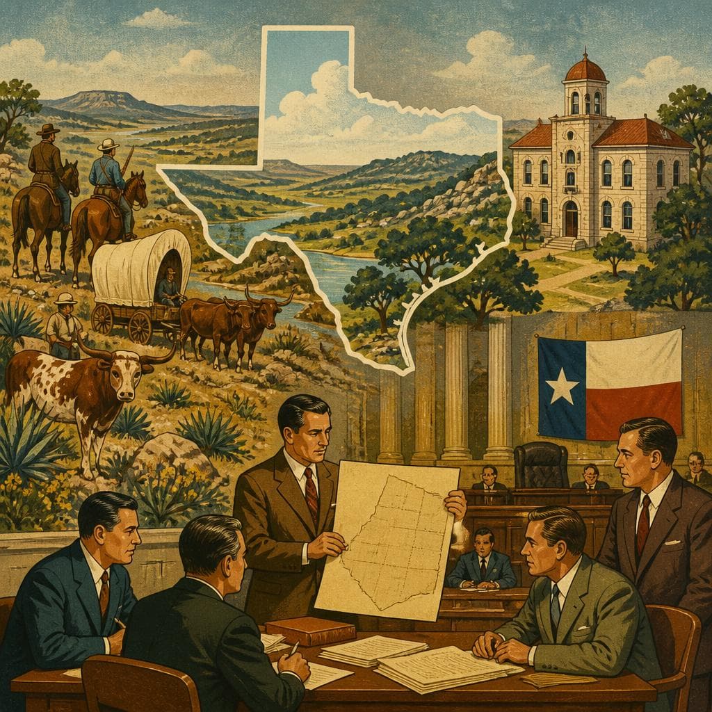 Cover art for When the Frontier Became Burnet County