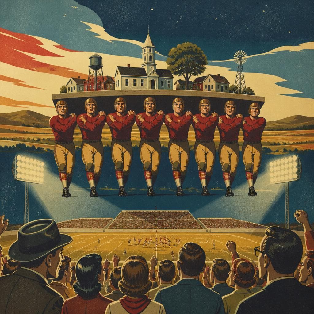 Cover art for When Eight Men Carried a Town