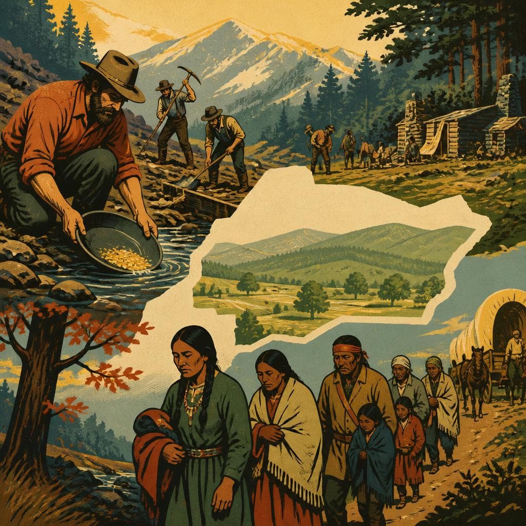 Cover art for A County Born in the Gold Rush